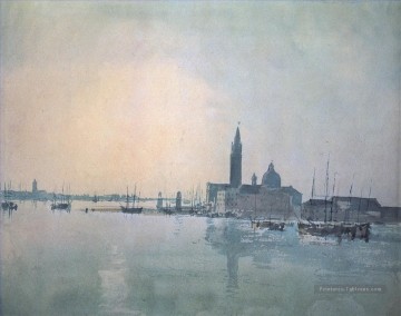San Giorgio Maggiore dans la matinée romantique Turner Peinture à l'huile